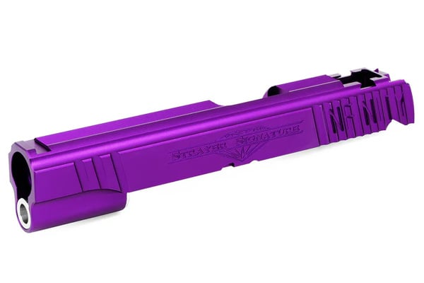 Airsoft Masterpiece "Infinity Strayer" Slide for 5.1 Hi-Capa GBB Airsoft Pistols (Purple)