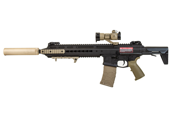 Airsoft GI Custom Pharaoh's Scarab AEG Airsoft Rifle ( Black / Tan )