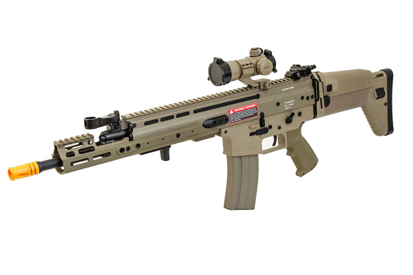 Airsoft GI Custom MK16 MREX AEG Airsoft Rifle ( Tan )