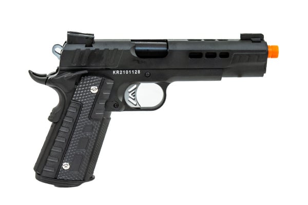 Ascend Airsoft KP1911 Custom Gas Blowback Airsoft Pistol ( Black )