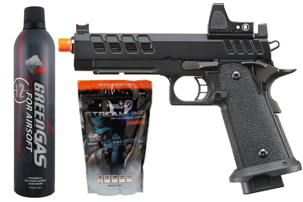 Lancer Tactical Heracles Hi-Capa GBB Airsoft Pistol Starter Kit V1