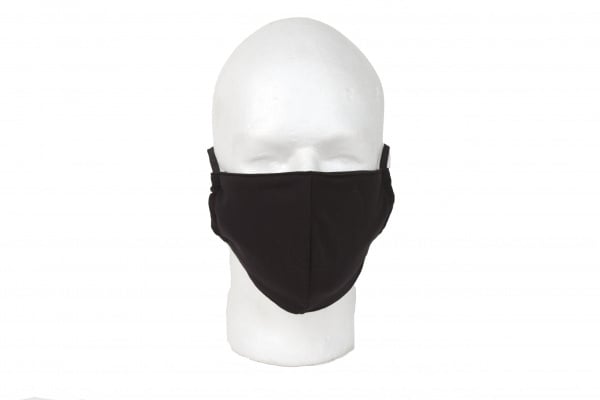 LC REUSABLE FACE MASK WITH FILTER POCKET (BLACK)