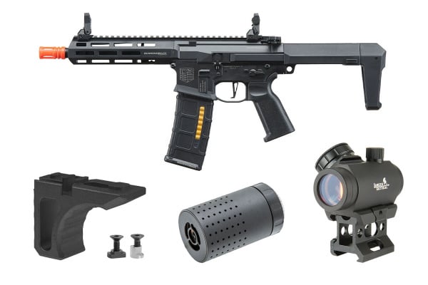 Bo Manufacturer Diamondback Licensed DB15 AP306 7" Airsoft AEG Rifle Field Ready Combo V3