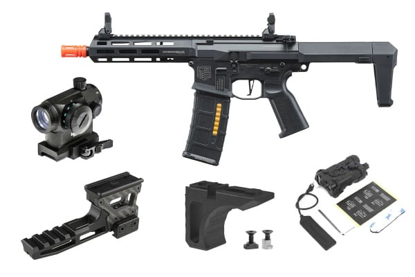 Bo Manufacturer Diamondback Licensed DB15 AP306 7" Airsoft AEG Rifle Field Ready Combo