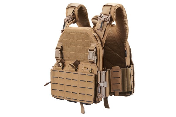 Lancer Tactical 2018 Front/Back Pro Plate Carrier (Tan)