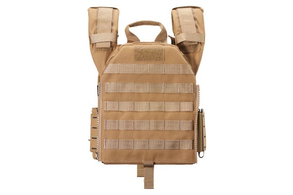 Lancer Tactical 2018 Front/Back Pro Plate Carrier (Tan)