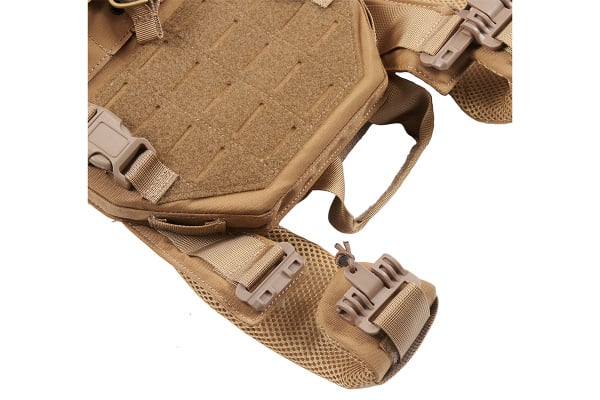 Lancer Tactical 2018 Front/Back Pro Plate Carrier (Tan)