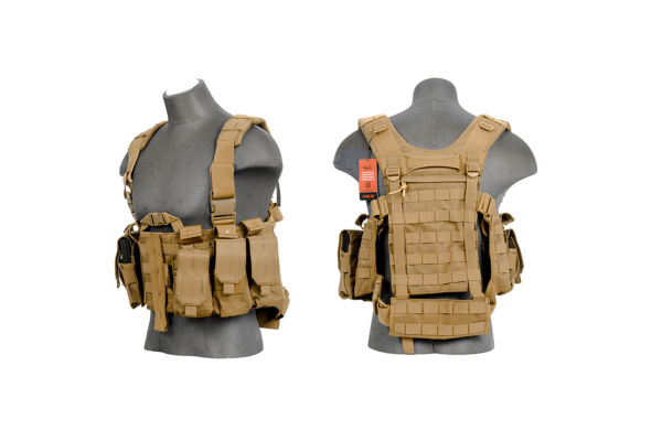 Lancer Tactical M4 Chest Harness ( Tan )