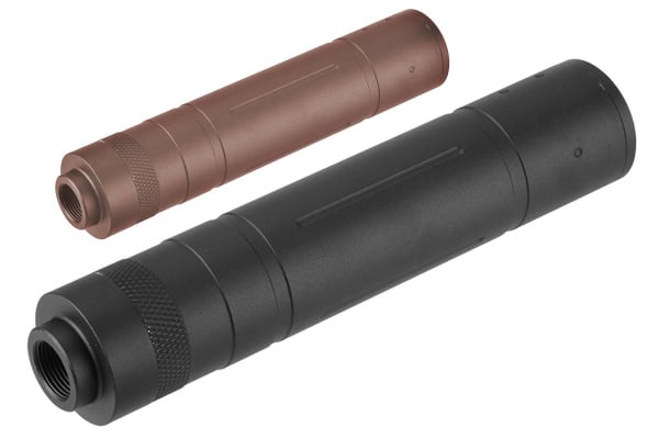 Lancer Tactical 155mm Aluminum Slot-Cut Mock Suppressor ( Option )