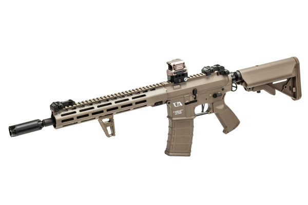 Classic Army Skirmish ECS ML12 M4 M-LOK Carbine AEG Airsoft Rifle Field Ready Combo V3 (Dark Earth)