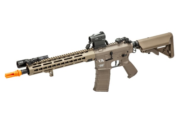 Classic Army Skirmish ECS KM12 M4 Carbine AEG Airsoft Rifle Field Ready Combo V2 (Dark Earth)