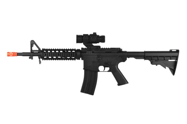 Well D99 LPEG Full-Auto M4 Carbine AEG Airsoft Rifle w/ Mock Scope ( Black )