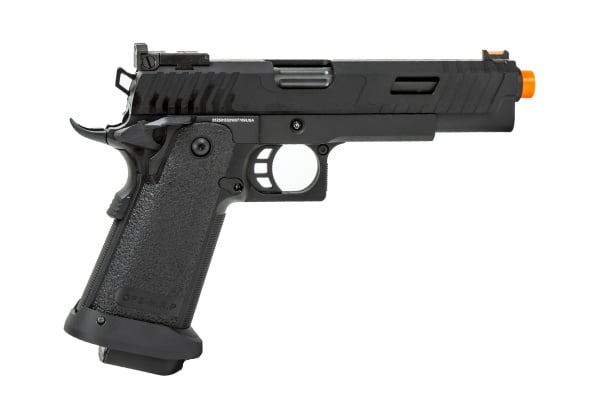 Golden Eagle 3345 OTS .45 Hi-Capa Gas Blowback Pistol w/ Serrated Slide ( Black )