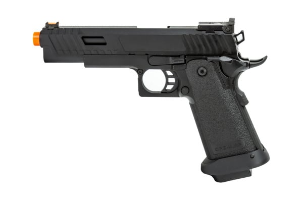 Golden Eagle 3345 OTS .45 Hi-Capa Gas Blowback Pistol w/ Serrated Slide ( Black )