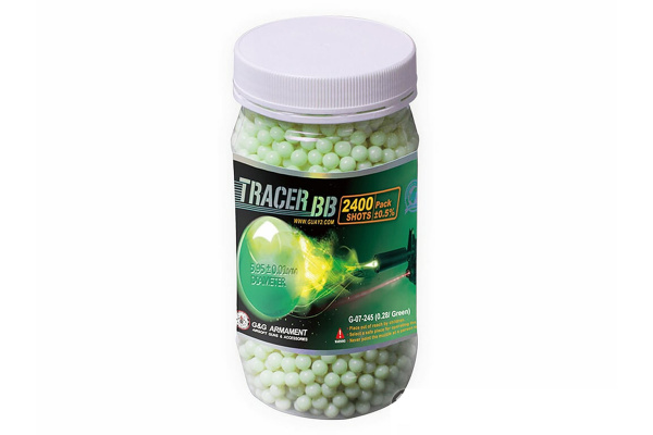 G&G Tracer .28g 2400 ct. BBs ( Green )