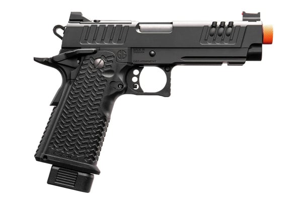 G&G STP45 PRO 8" GBB Airsoft Pistol (Black)