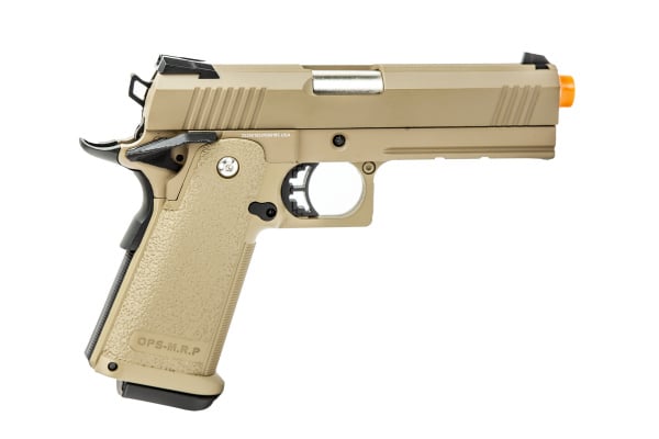 JG Golden Eagle IMF 3303 OPS-M.RP Tactical Hi-Capa GBB Airsoft Pistol ( Dark Earth )