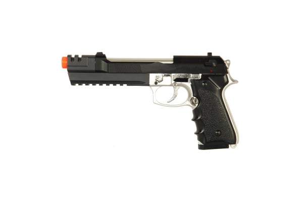 HFC HA118EBSL M9 Compensated Spring Airsoft Pistol ( Black / Silver )