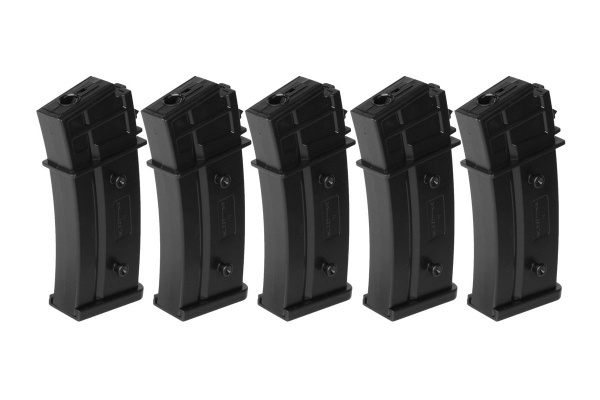 H&K 140rd MK36 / G36 Mid Capacity AEG Magazine ( 5 Pack )