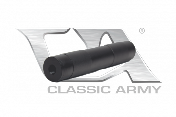 Classic Army 35 x 140 mm 14mm CCW Airsoft Silencer ( Black )