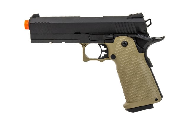 JAG Arms 4.3 GM4 Gen. 2 Gas Blow Back Airsoft Pistol ( Black / Tan )