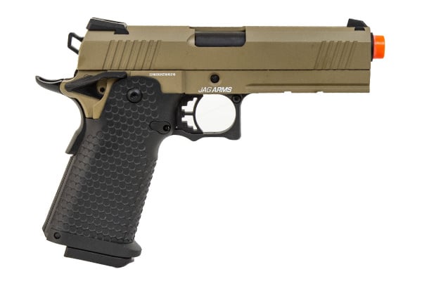 JAG Arms 4.3 GM4 Gen. 2 Gas Blow Back Airsoft Pistol ( Tan / Black )