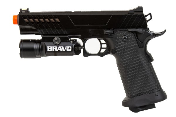 JAG Arms 5.1 GMX 2B Gas Blow Back Airsoft Pistol Flashlight Package ( Black )