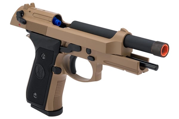 KJW Full Metal M9A1 CO2 Gas Blowback Airsoft Pistol (Dark Earth)