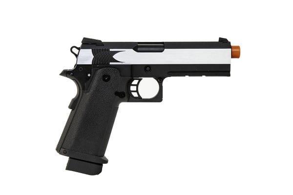 Plate Rack Challenge Package #8 ft. KLI Dual Power Hi-Capa 4.3 Gas Blowback Airsoft Pistol ( Two Tone )