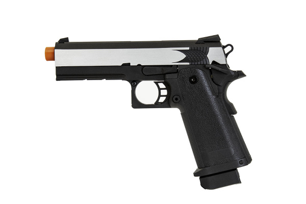 Plate Rack Challenge Package #8 ft. KLI Dual Power Hi-Capa 4.3 Gas Blowback Airsoft Pistol ( Two Tone )