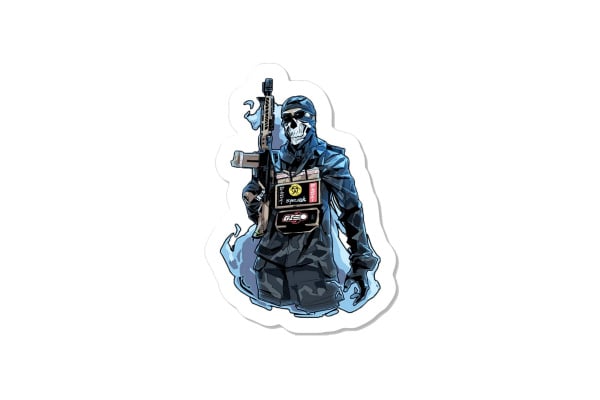 AIRSOFT GI ORIGINAL KEVIN VINYL STICKER