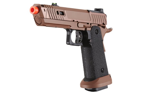 KLI Hicapa Baba Yaga 2 Dual Power Blowback Airsoft Pistol (Bronze)