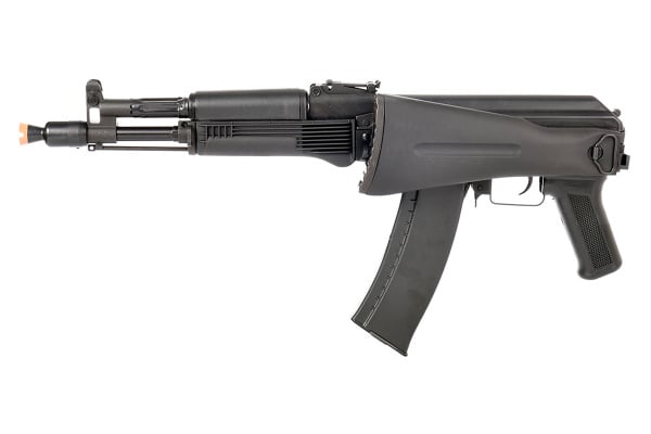 LCT Airsoft AK104 Steel AEG Airsoft Rifle With Folding Stock ( Black )