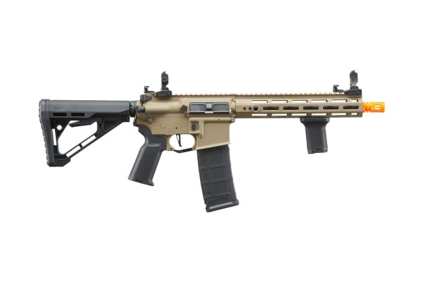 Lancer Tactical Gen 3 Hellion M-LOK 10" Airsoft M4 AEG with Delta Stock (Tan)