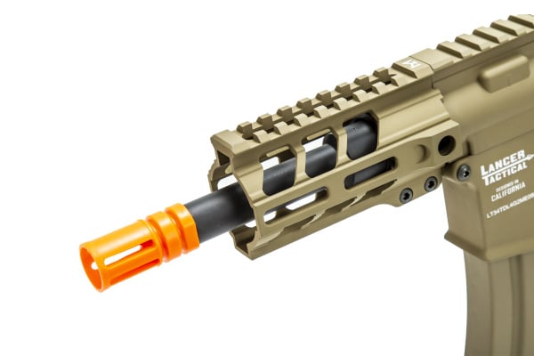 Lancer Tactical Enforcer Proline Gen 2 Battle Hawk 4" PDW AEG Airsoft Rifle ( Tan )