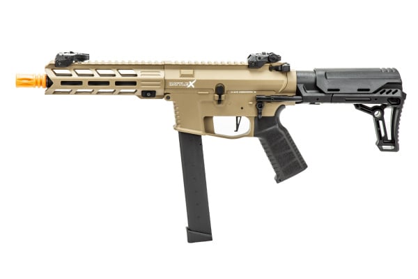 Lancer Tactical Gen 2 9mm Battle CQB Carbine Airsoft AEG (Tan)