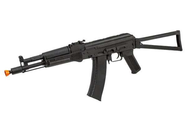 Lancer Tactical AKS-105 w/ Skeleton Stock AEG Airsoft Rifle ( Stamp Steel )