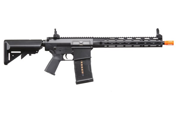 Lancer Tactical Battleaxe 308 AEG Airsoft Rifle w/ SopMod Stock & MLOK Handguard (Black)