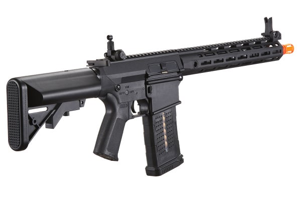 Lancer Tactical Battleaxe 308 AEG Airsoft Rifle w/ SopMod Stock & MLOK Handguard (Black)