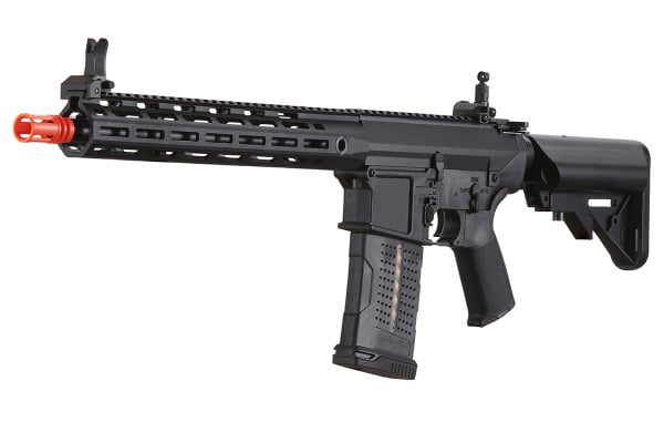 Lancer Tactical Battleaxe 308 AEG Airsoft Rifle w/ SopMod Stock & MLOK Handguard (Black)