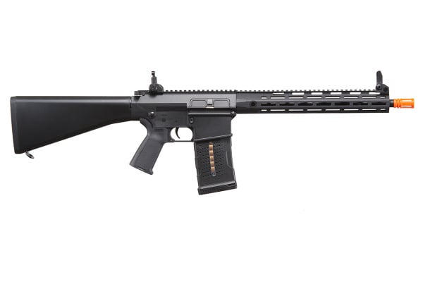 Lancer Tactical Battleaxe 308 AEG Airsoft Rifle w/ Fixed Stock & MLOK Handguard (Black)