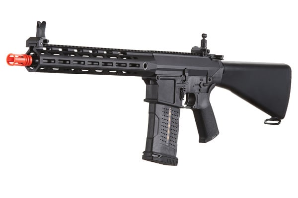 Lancer Tactical Battleaxe 308 AEG Airsoft Rifle w/ Fixed Stock & MLOK Handguard (Black)