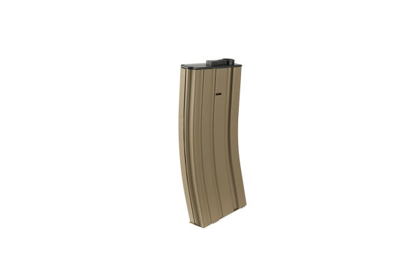 Lancer Tactical 120 rd Metal Mid-Capacity AEG M4/M16 Magazine ( Tan )