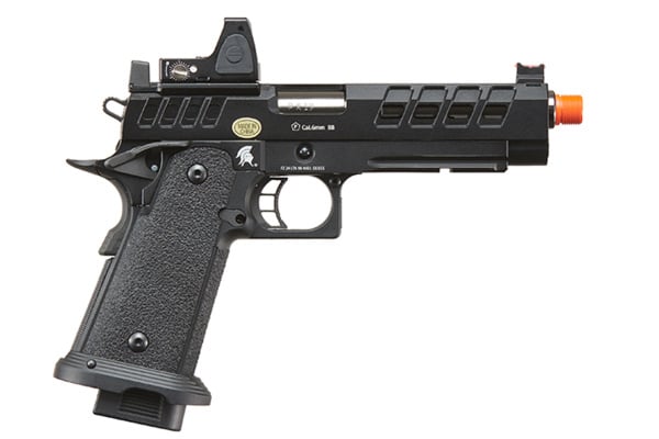 Lancer Tactical Heracles Hi-Capa Gas Blowback Airsoft Pistol w/ Optic (Black)