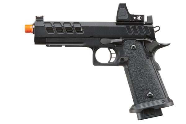 Lancer Tactical Heracles Hi-Capa Gas Blowback Airsoft Pistol w/ Optic (Black)