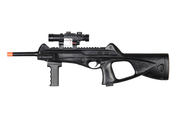 AGM M182 Storm Tactix MK4-X Carbine Spring Airsoft Rifle w/ Laser & Flashlight ( Black )