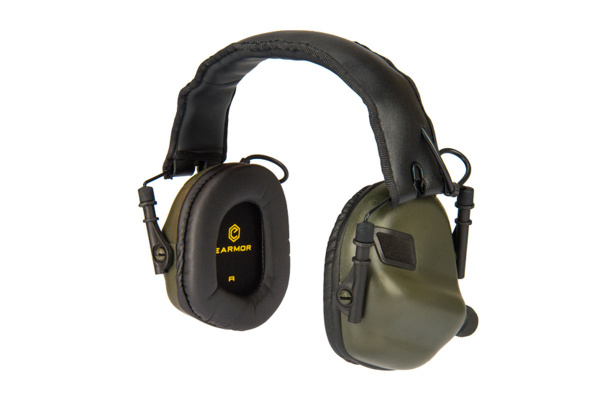 OPSMEN Tactical Earmor M31 Electronic Hearing Headphones w/ AUX Input ( OD Green )