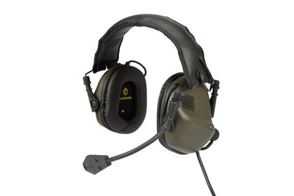 OPSMEN Tactical Earmor M32 Electronic Headphones w/ AUX Input ( OD Green )