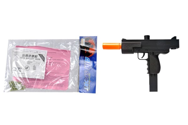 Double Eagle M36BAG Spring Airsoft SMG in Poly Bag ( Black )