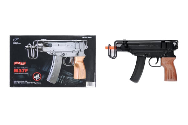 UK Arms M37F Scorpion Spring Airsoft SMG ( Black )